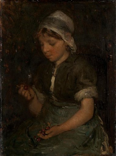 Girl with Cherries