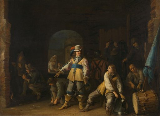 Soldiers in a Guardroom