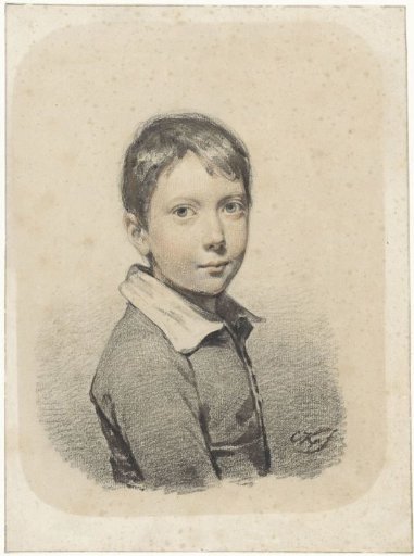 Portrait of Gerardus Arnoldus Nicolaus Allebé as a Young Man