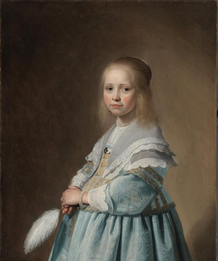 Portrait of a Girl Dressed in Blue