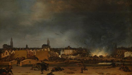 The explosion of the powder magazine in Delft, 12 October 1654