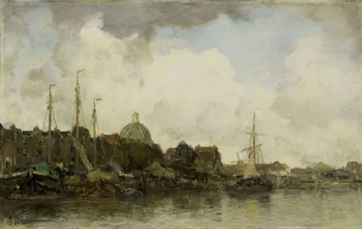 Townscape with a Domed Church