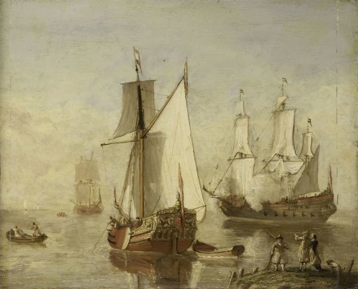 Pleasure Yacht and Warship