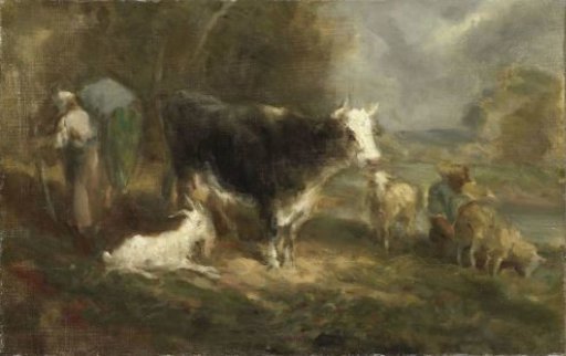 Farmyard with Cattle