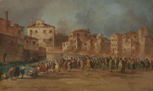 The Fire in the San Marcuola Quarter of Venice, 28 November 1789