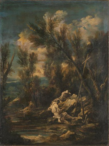 Carthusian Monks in a Landscape
