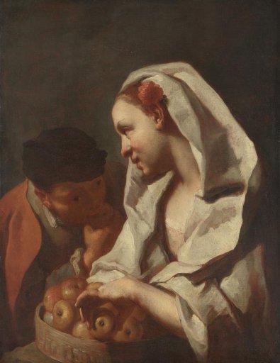 Girl Selling Fruit