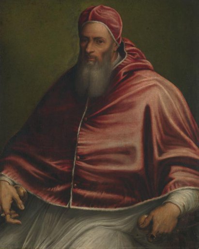 Pope Julius III (formerly entitled Pope Paul III)
