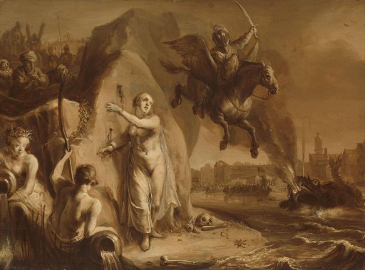 Perseus and Andromeda. Allegory of the liberation of the Netherlands by Prince Frederik Hendrik