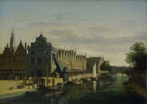 The Waag (Weighing House) and Crane on the Spaarne, Haarlem
