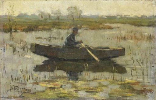 Man in a Rowing Boat