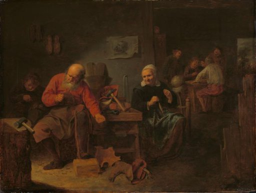 Interior of a Cobbler’s Shop