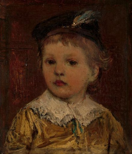 'Portrait of Willem', presumably Willem Matthijs Maris Jbzn, son of Jacob Maris