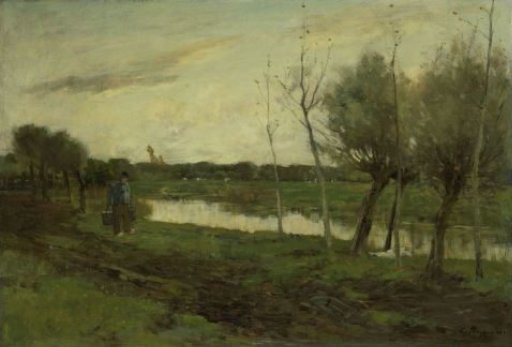 Landscape with a canal