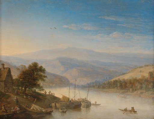 View of the Rhine River near Andernach