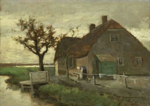Farmhouse on a canal
