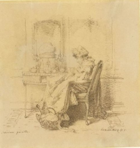 Knitting Old Lady