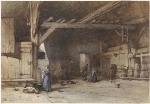 Interior of a Farmhouse near Hilversum