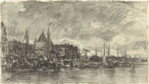 The Buitenkant with the Schreierstoren at Amsterdam