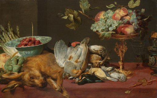 Still Life with Dead Game, Fruit and Vegetables