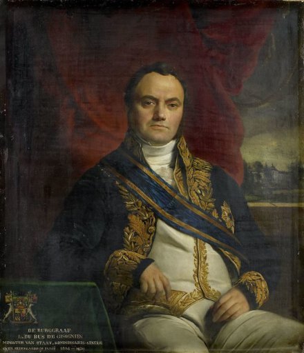 Portrait of Léonard Pierre Joseph, Viscount du Bus de Gisignies, Commissioner-General