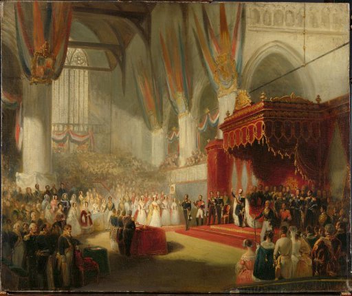 The Inauguration of King William II in the Nieuwe Kerk in Amsterdam on 28 November 1840