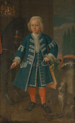 Portrait of Diederik van Hemert, Lord of Babyloniënbroek at six years of age