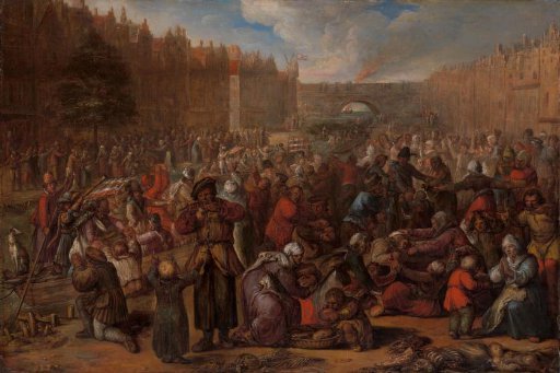 The Starving Population after the Lifting of the Siege of Leiden