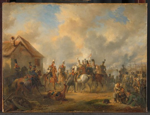 The Battle of Bautersem, during the Ten Days' Campaign