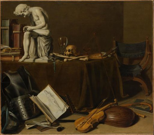 Vanitas Still Life with the Spinario