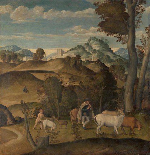 The Young Mercury Steals Cattle from Apollo's Herd