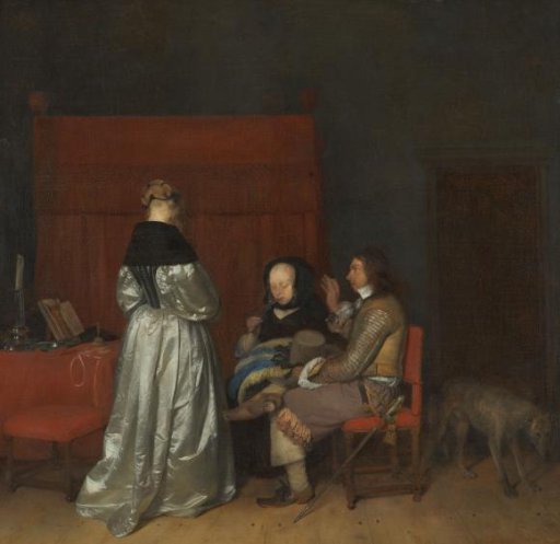 Galant conversation, known as 'The Paternal Admonition'