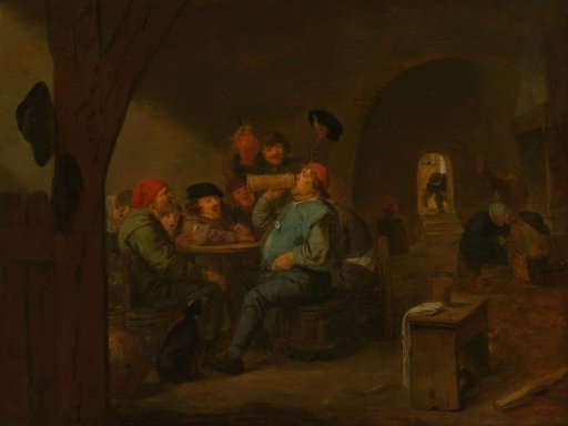 Drinking Bout in a Tavern