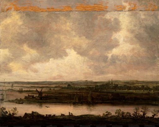 Panoramic View of the River Spaarne and the Haarlemmermeer