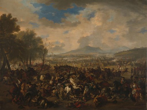 The Battle of Ramillies between the French and the Allied Powers, 23 May 1706