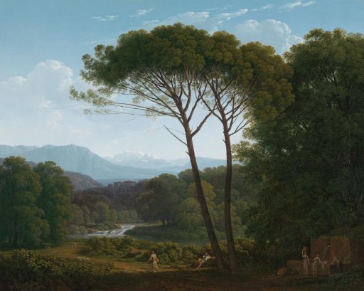 Italian Landscape with Pines