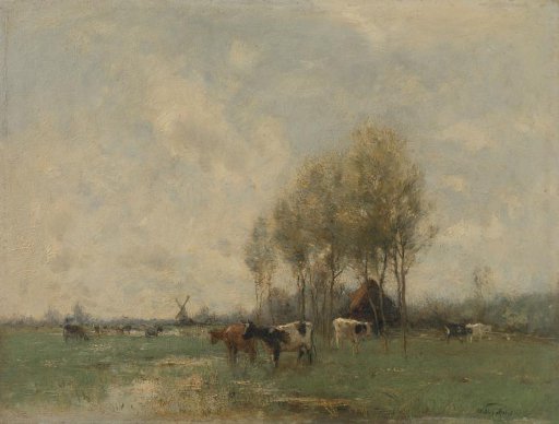 Meadow with cows
