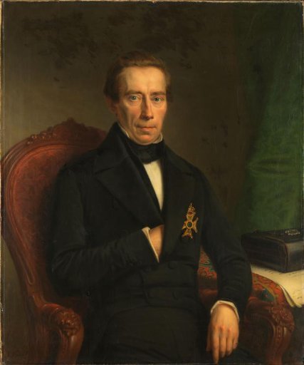 Portrait of Johan Rudolf Thorbecke, Minister of State and Minister of the Interior