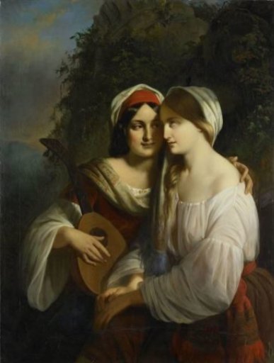 Two Women in Italian Dress
