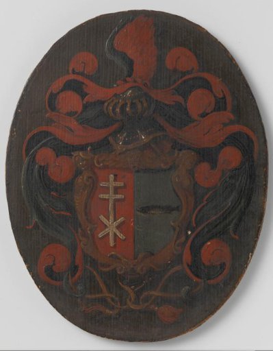 Coat of arms board with the coat of arms of the Snoeck family (Amsterdam)