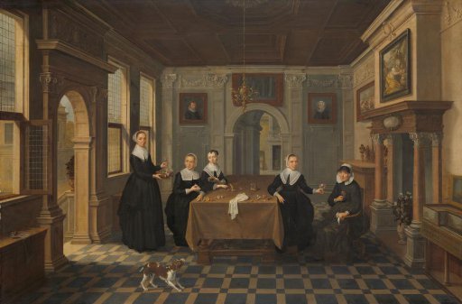 Interior with Five Women