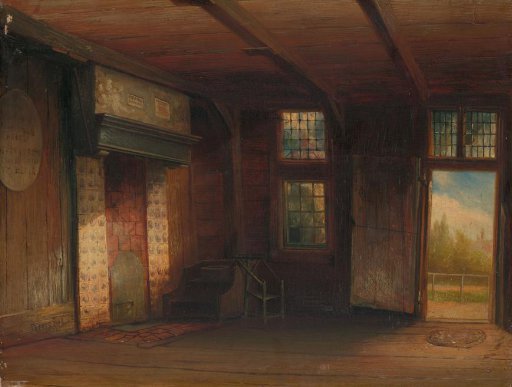 Interior of the Tsar Peter's House at Zaandam