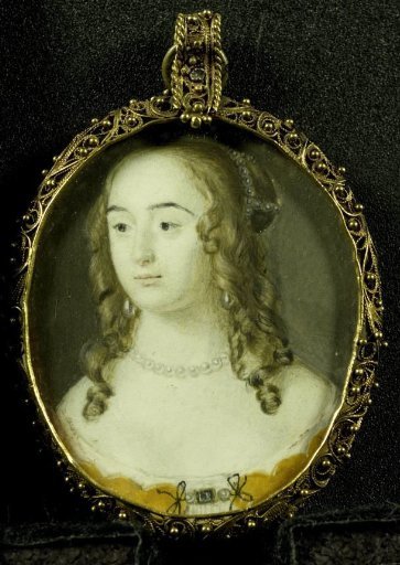 Portrait of Henriette Marie (1626-51), Countess Palatine. Daughter of Frederik V, King of Bohemia, called the 'Winter King'