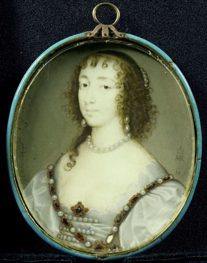 Henrietta Maria of France (1609-1669). Wife of Charles I of England