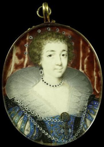 Henrietta Maria of France (1609-1669). Wife of Charles I of England