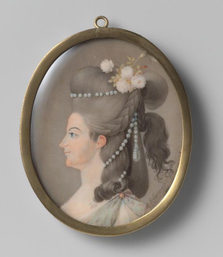 Frederika Sophia Wilhelmina (1751-1820), Princess of Prussia. Wife of Prince William V