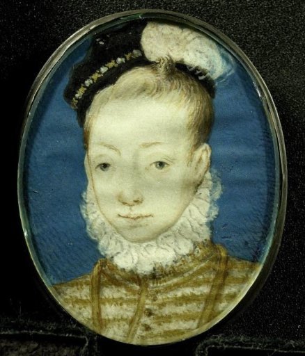 James Stuart (1566-1625), the later King James I of England, at about ten years of age