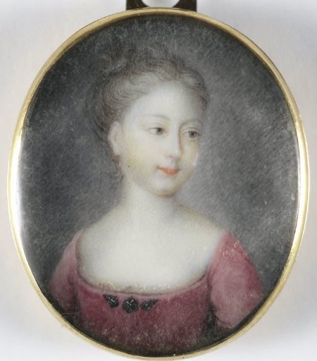 Portrait of a girl, probably a daughter of George II, King of England