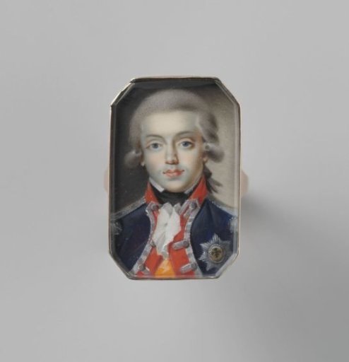 Ring with Portrait of Willem George Frederik, Prince of Orange-Nassau