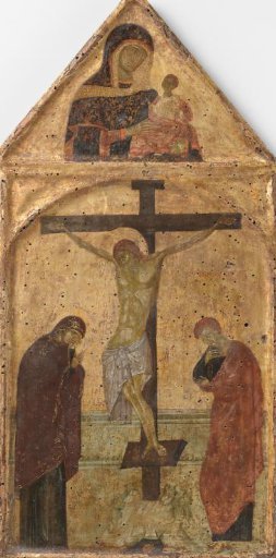 Christ on the Cross, with Mary and John